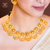 Stylish Gold Plated Haimanti Necklace with Earrings