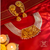 Premium Gold Plated Kumodini Pearl Necklace with Full Kaan Earrings
