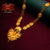 Premium Gold Plated Butterfly Motif Goregeus Sitahar with Earrings