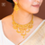 Premium Gold Plated Darshana Necklace with Earrings