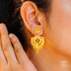 Stylish Gold Plated Elara Kanbali Earrings