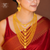 Premium Gold Plated Satnuri Lahari with Earrings