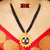 Stylish Gold Plated Minakari Jagannath Pendant with Earrings