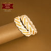 Elegant Gold Plated Siri Shakha Pair - 2.6 image