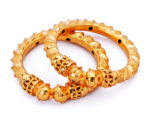 Stylish Gold Plated Diamond Frosted Mukh Bala image 0
