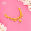 Aesthetic Gold Plated Muktolata Necklace with Earrings image 0