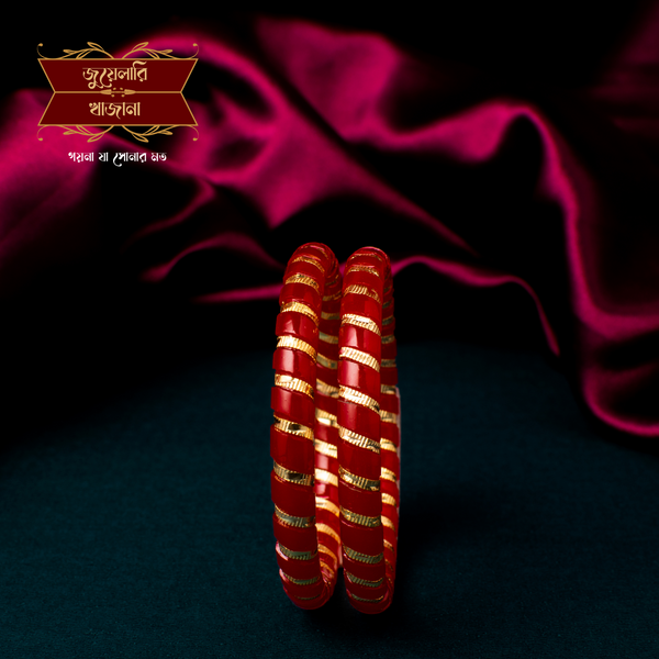 Trendy Gold Plated Pyach Pola Pair - 2.4 image