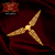Trendy Gold Plated Triangular Choker with Earrings image 0