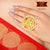 Premium Gold plated Semi Cultured Pearl studded Finger ring image 0