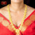Premium Gold Plated Siuli U Sitahar with Earrings image 0