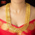 Premium Gold Plated ChandBali U-har with Earrings image 0