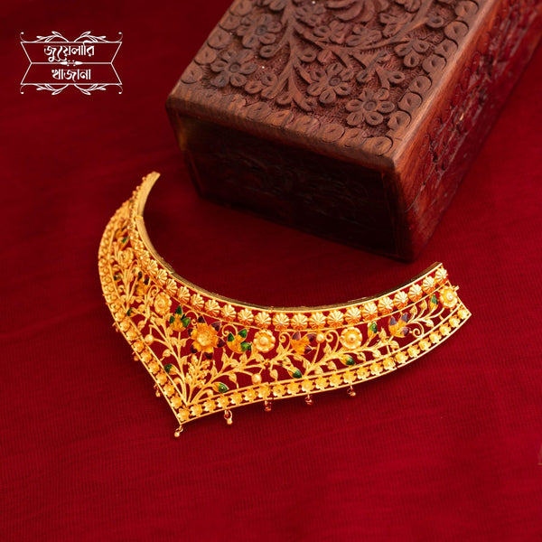 Stylish Gold Plated Tanaya Necklace image 0