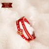 Stylish Gold Plated Heart Pola Pair - 2.2 image