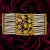 Gold Inspired Leaf Pearl Mantasha image 0