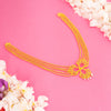 Premium Gold Plated Troyee Necklace with Earrings image 0